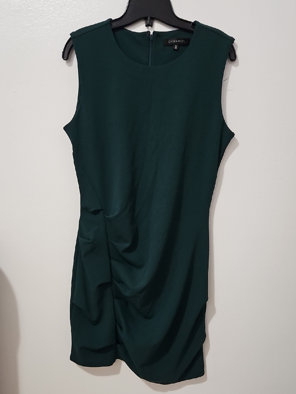 Dynamite Sleeveless Ruched Sheath Dress